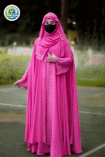 Cherry Star Embroidery Burqa - Image 2